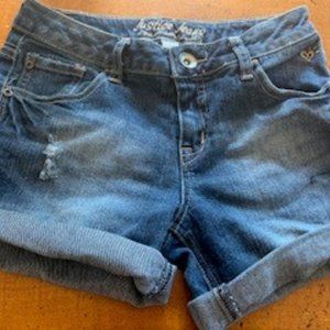 Justice jean shorts size 12
